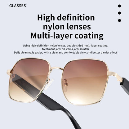 New Smart Glasses Classic Multi-Color Wireless Audio 5.1 Bluetooth Touch Hands-Free Calling Voice Assistant Smart Sunglasses