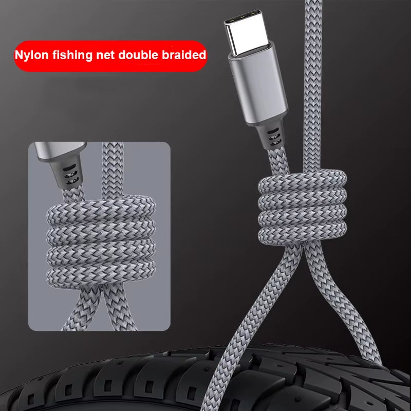 Type C to Type C 60W Fast Charger Cable 1M 2M 3M 5M 8M PD Extension Data Cable for Iphone 15 Macbook Xiaomi Samsung Camera