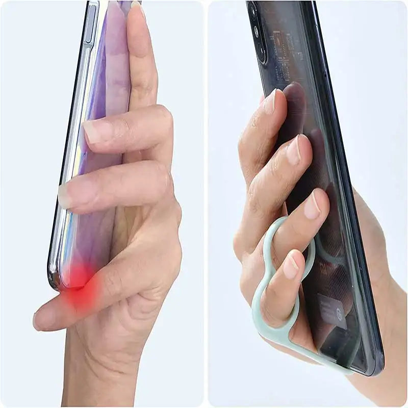 Mobile Phone Grip Holder Finger Ring Support Plastic Cellphone Handheld Bracket Desktop Mount Stand Bracket for Iphone Sumsung